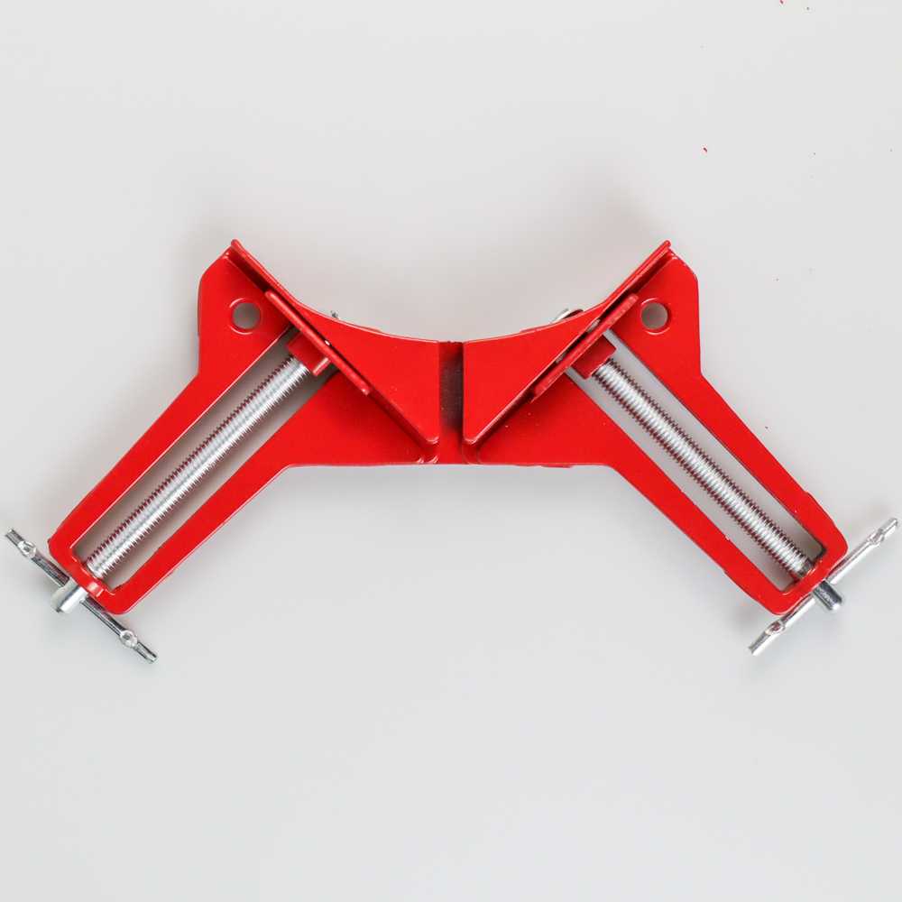 (BISA COD) FTIHSHP  Corner Clamp Penjepit Sudut Frame Kayu Angle 90 Derajat 75mm - ZK147