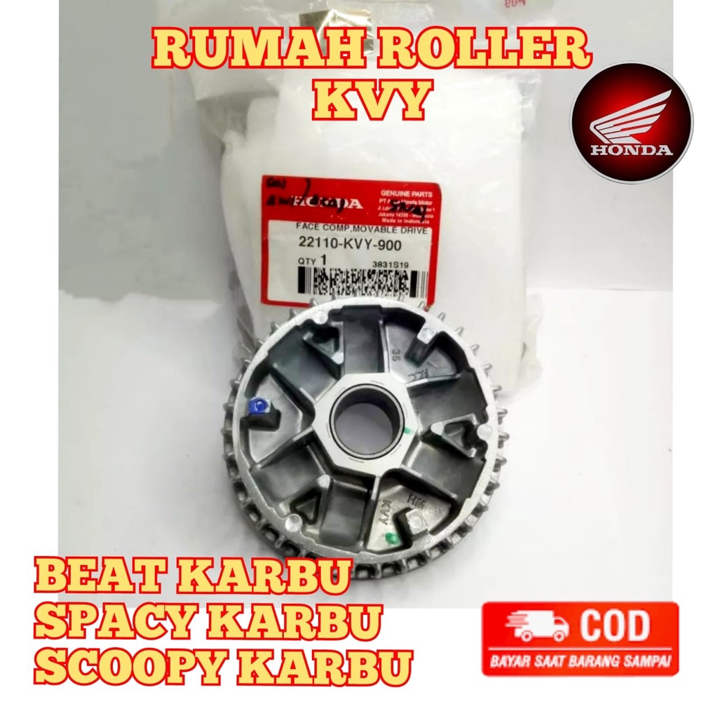 Rumah roller scoopy karbu , beat karbu , spacy karbu rumah roller kvy asli original Honda
