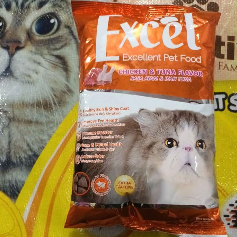 ORIGINAL% Makanan Kucing Excel 500gr Excel Chicken Tuna