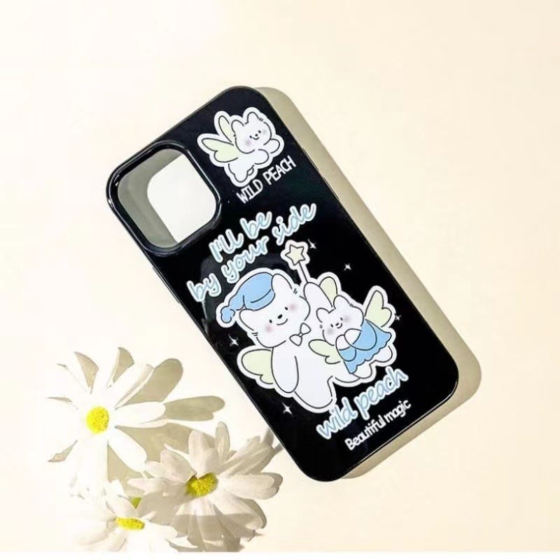 IPHONE Ins Tupai Kecil Cocok Untuk Iphone14 14pro 14plus 13 13mini 13pro 13prm iPhone12 7Plus 8Plus Xr XS 13 12mini Pro Max TPU Empat Sudut Shockproof Phone Case