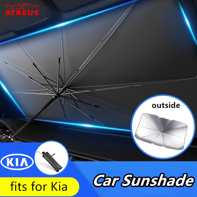 Kia Pelindung Matahari Mobil Car Sun Visor Untuk EV6 GT Carnival Picanto Rio K5 K3 Cerato Sorento Sportage