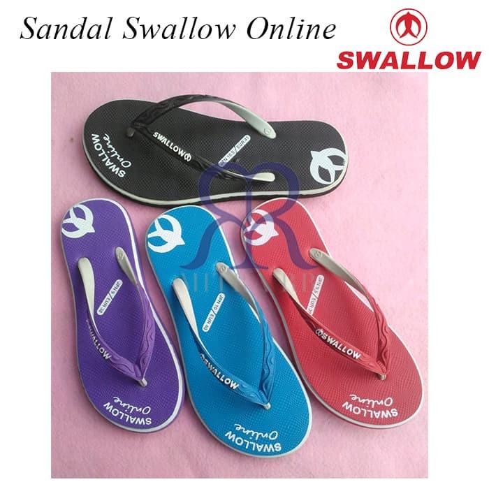 Sandal Jepit Swallow Online / Warna Sandal Karet Pria Wanita Asli