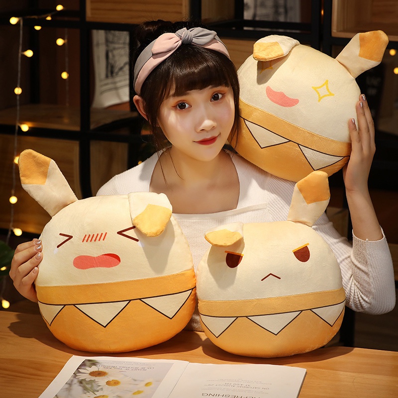 Game Genshin Impact Lucu Klee Bomb Dango Gantungan Kunci Boneka Mewah Pendek Kawaii Bantal Kartun Cushion Anime Woman Mainan Cosplay Hadiah Anak