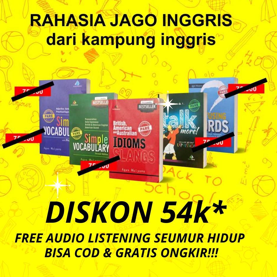 

J85 PAKET HEMAT MASTER ENGLISH (buku kampung inggris) TERLARIS タ