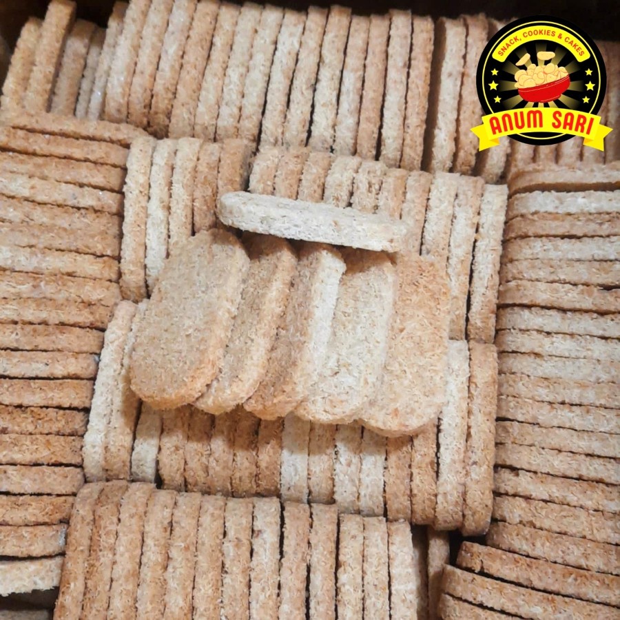 

Kue Sagon Kelapa Bakar Gurih Renyah 250 Gram - Anum Sari