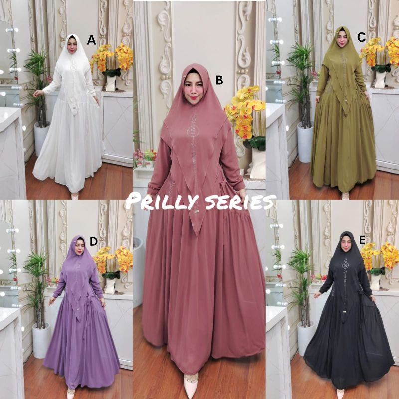 SYAFEERA PRILLY SERIES By Syafeera Syari Ceruty Toko Zahra Collection