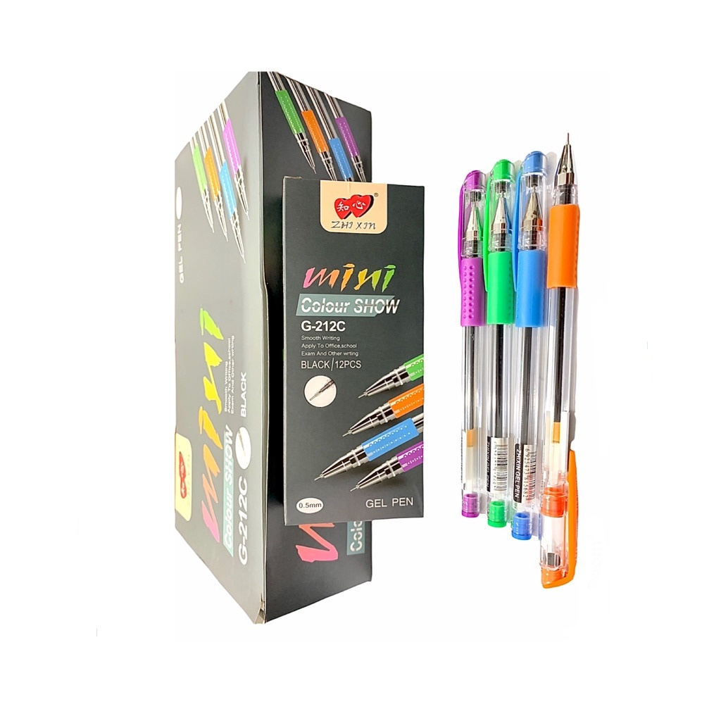 

Pulpen Gel Mini Colour Show Zhixin 0.5 (G-212C) / Jel Pen Mini G-212C