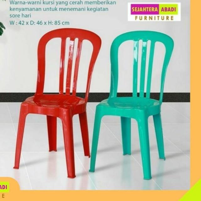 ۝ Kursi Plastik Kursi Makan Plastik OL101 Olymplast ➧