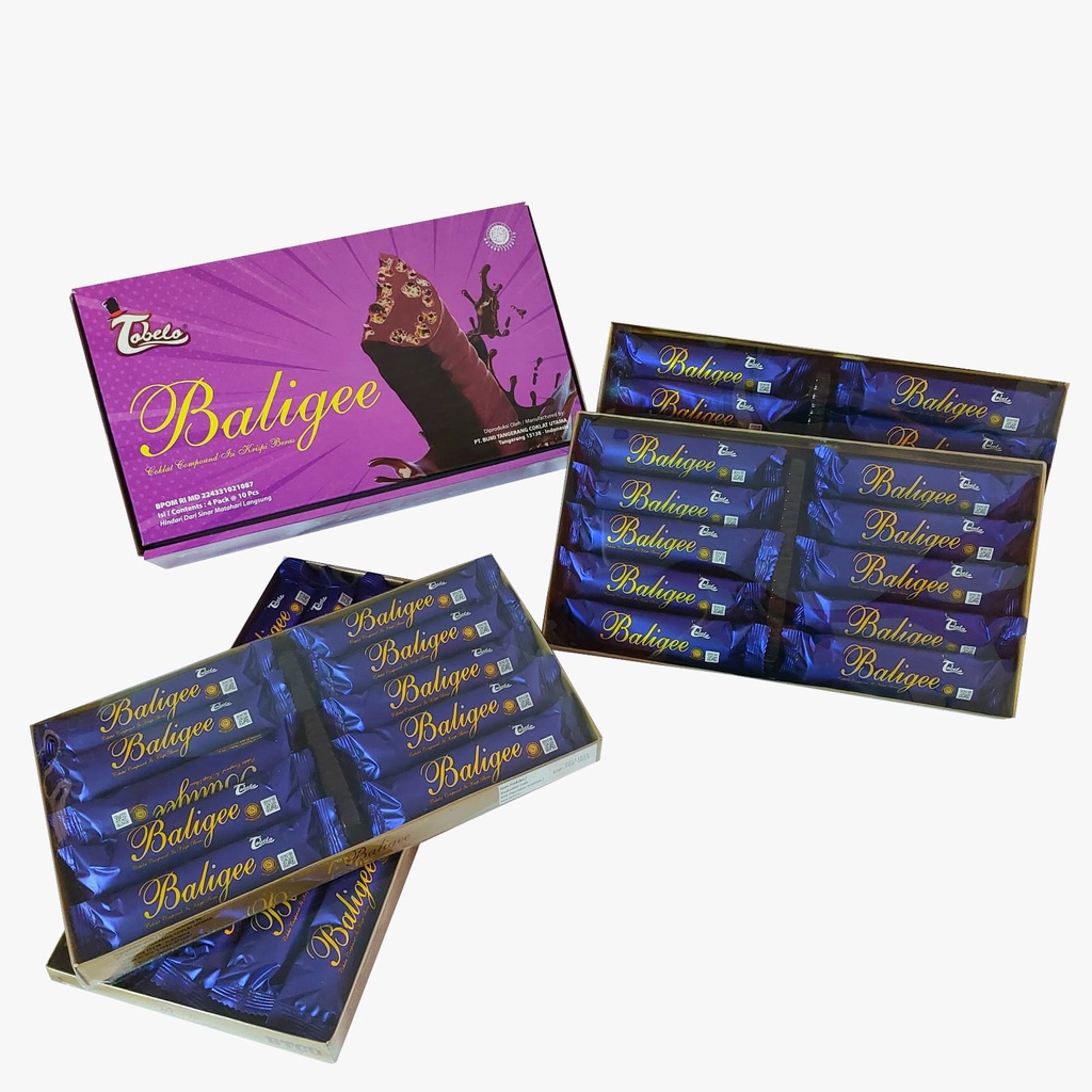 

Coklat Tobelo Baligee Kemasan Pack Isi 10pcs - coklat lebaran- coklat tobelo-