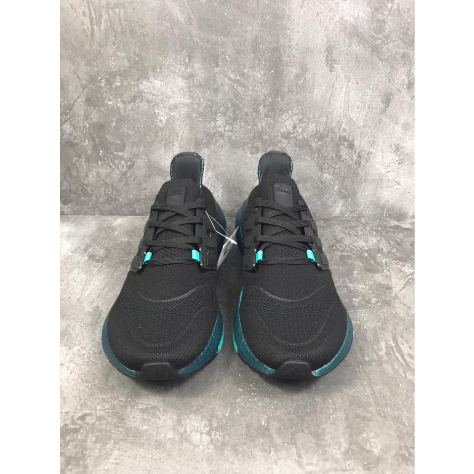 Ultra Boost 22 Core Black Mint Rush, 100% Real Pic.