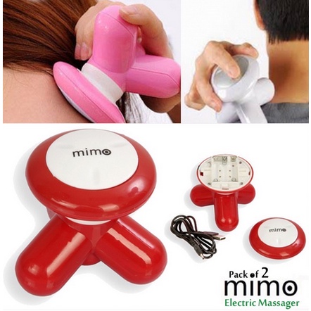 Alat pijat getar elektrik sensor tekan alat pijit badan portable MIMO Massager
