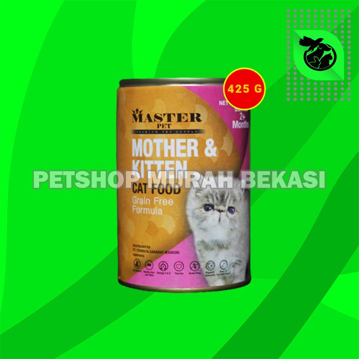 Makanan Kucing Kaleng Master Wet Cat Food Can