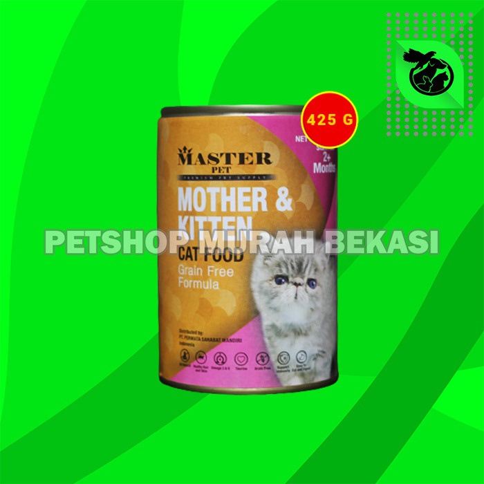 Makanan Kucing Kaleng Master Wet Cat Food Can