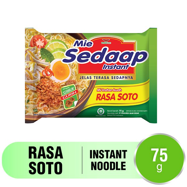 

Mie Sedaap Soto 75 gr - Mi Sedap Rasa Soto 75 gr