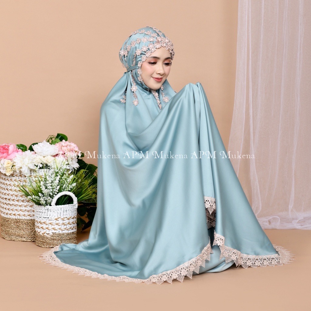 Mukena VELVET RIA RICIS | Mukena SILK PREMIUM | Mukena Travel | Free Bag