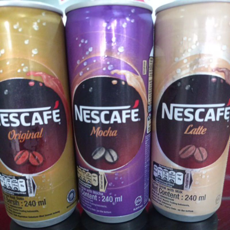 

NESCAFE KALENG ORIGINAL/MOCHA/LATTE 240ML