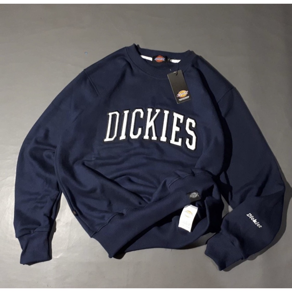 JAKET CREWNECK DICKIES BORDIR PREMIUM - BANYAK VARIAN WARNA BEST SELLER