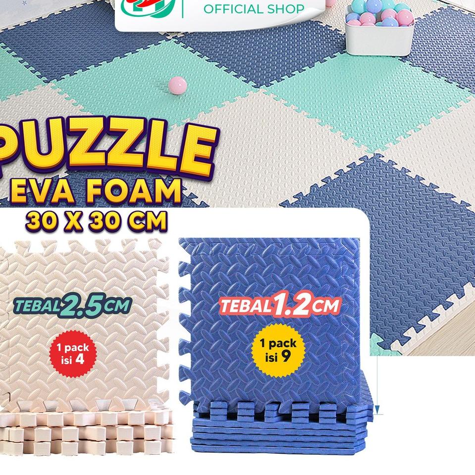 ♨ Hongzhuo Karpet Puzzle Lantai Anak Puzzle Karpet Lantai Ketebalan 12mm & 25mm ✶