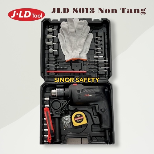 JLD Non Tang 8013 Bor 13mm Tool Kit Impact Drill