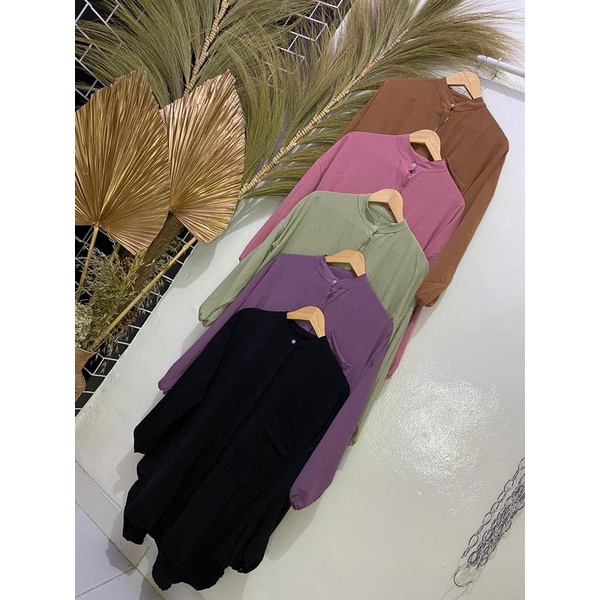 Camelia Blouse Crincle Airflow Fit to XXL
