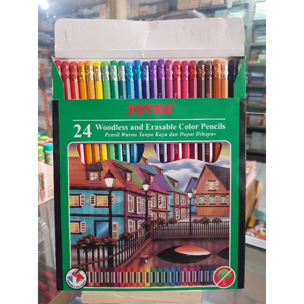 

Pensil Gambar 24 warna panjang bisa dihapus