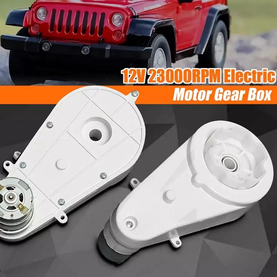 Super Promosi PENGGERAK MOBILAN ANAK GEAR BOK GEARBOX DINAMO 550 GTR MOBIL MOTOR MAINAN ANAK 12 VOLT