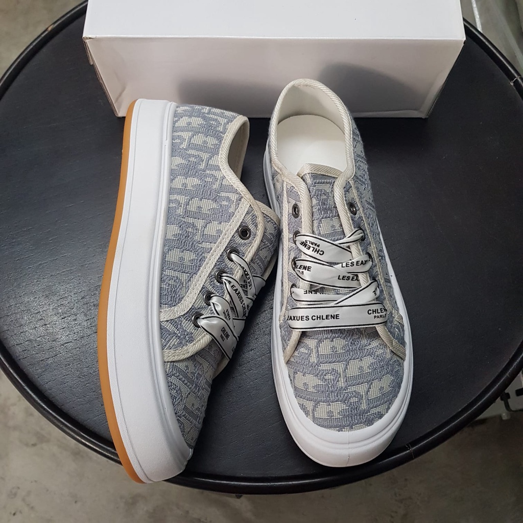 7010 Sepatu Sneakers Wanita Import Sneakers Slip on Casual