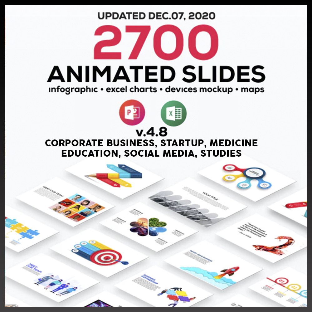 

NS 2700 Animated Infographics PowerPoint Templates v.4.8