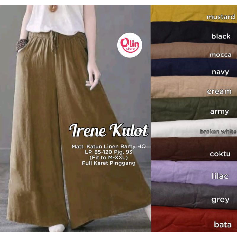 IRENE KULOT WANITA ORIGINAL BY OLIN STORE