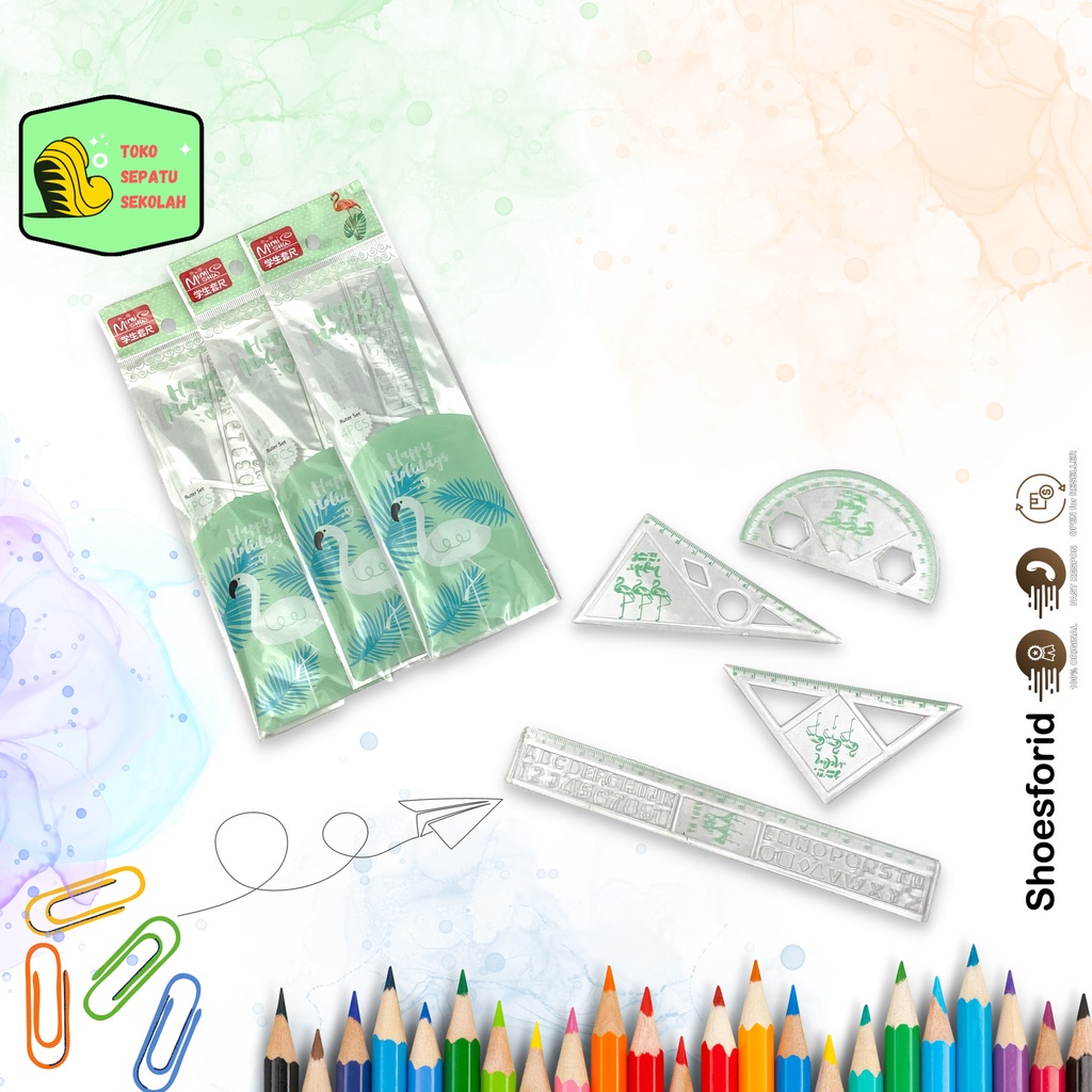 SFK Penggaris // Penggaris SET // Penggaris 4 in 1