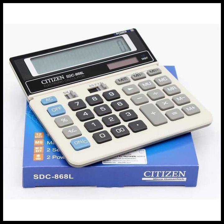 

Calculator Citizen Sdc-868L / Kalkulator Citizen Sdc 868 / Original