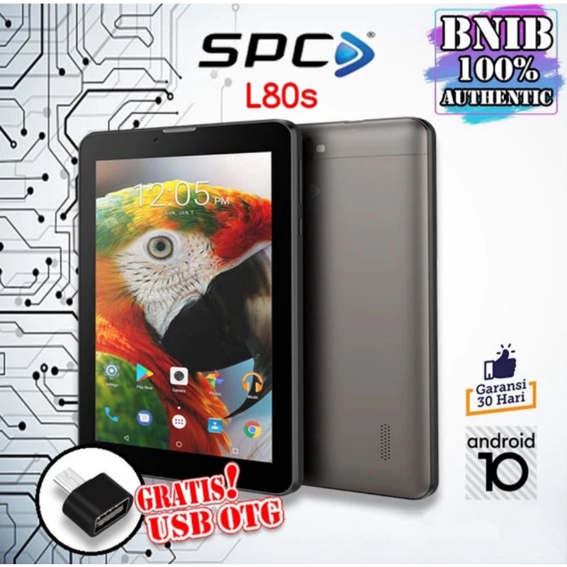 TAB SPC L80S RAM 3/32 GB TABLET 8 INC MURAH TERKENCANG DIDUNIA 4G UNISOC TIGER T618 NEW SEGEL GARANSI RESMI