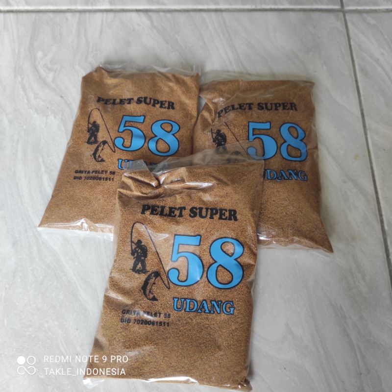 umpan terbaik umpan udang Pelet 58 super Pelet Udang 58