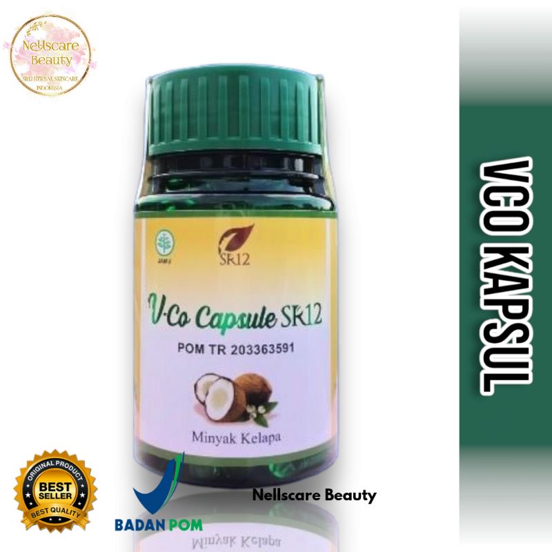 

VCO KAPSUL 100% ORIGINAL BPOM HALAL SR12 / VICO VIRGIN COCONUT OIL / MINYAK KELAPA / IMUN BOOSTER