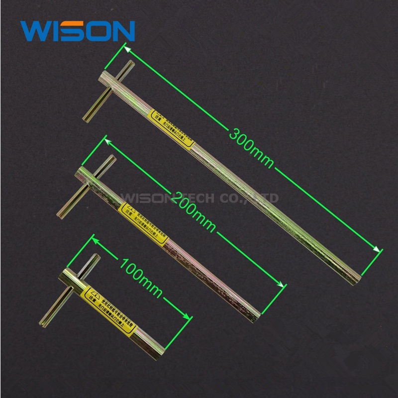 1pcs 100mm 200mm 300mm Dipanjangkan Tipe Lift Segitiga Kunci/Profesional Segitiga Kunci/Kereta Segitiga Kunci