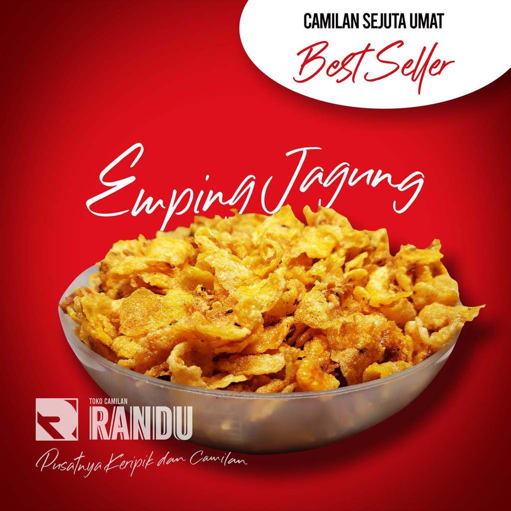 

Emping jagung-Rasa Pedas Manis | Toko Camilan Randu