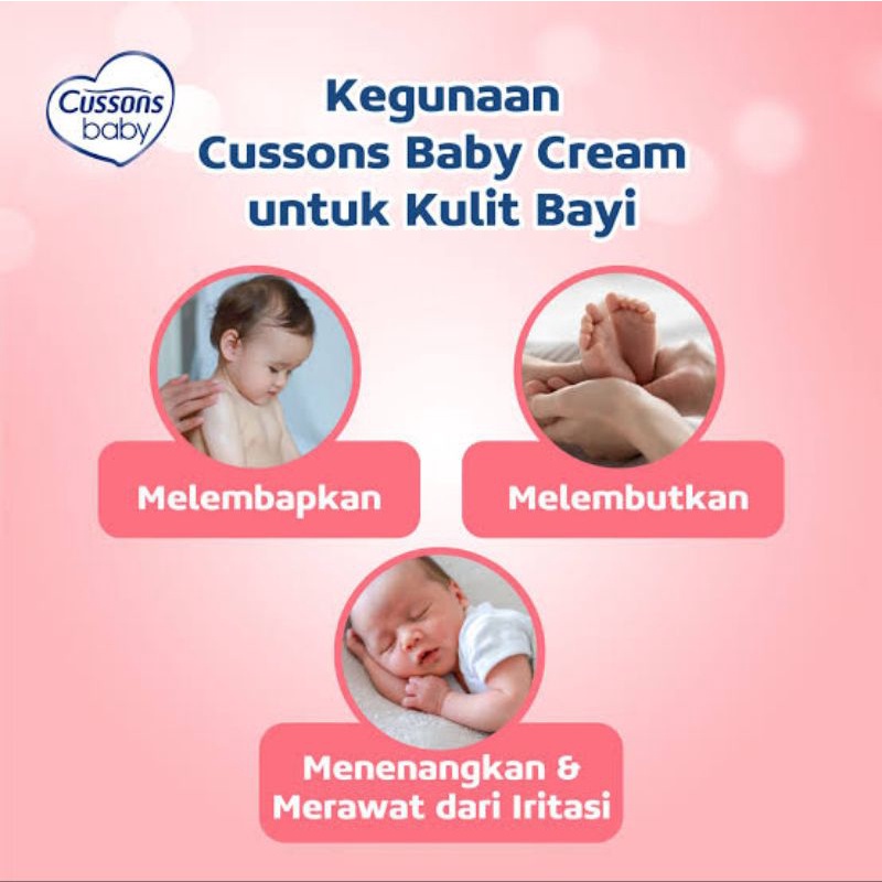 CUSSONS BABY CREAM SOFT &amp; SMOOTH 50 GRAM / KRIM LOTION BAYI CUSONS 50 G