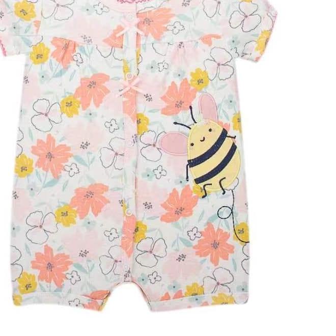❊ Jumper Romper Jumpsuit Pendek Impor Bayi Anak Laki Laki Perempuan / Baju Kodok Bayi Baru Lahir ➭