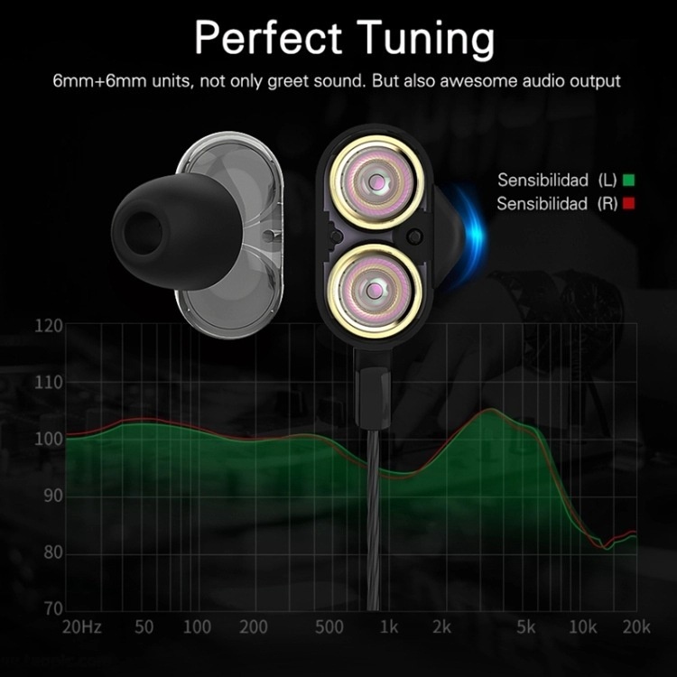 Headset In-Ear Headset Dinamis Headset Kabel Headset Speaker Tunggal Kontrol Kawat Cerdas Earphone Suara