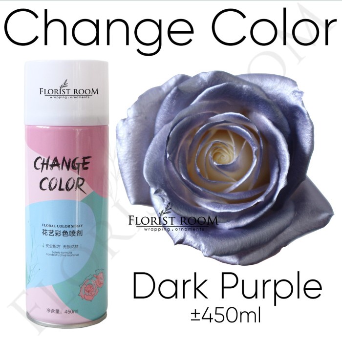 

DISKON SHOPEE/ Change Color - Pewarna Bunga - Dark Purple