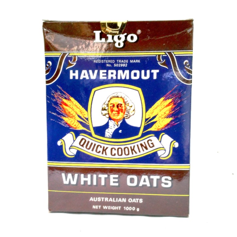 

✨NEW✨ -Ligo Havermout White Oats 1000gr x 2 pcs PAKET EKONOMIS- 1.1.23