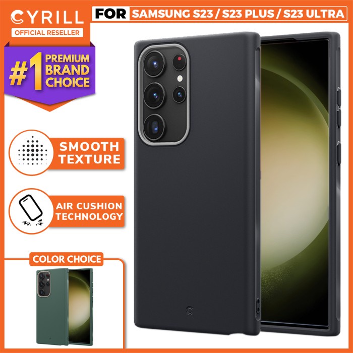 Original Case Samsung Galaxy S23 Ultra Plus Cyrill UltraColor Soft Cover Casing - Dusk, S23 Plus