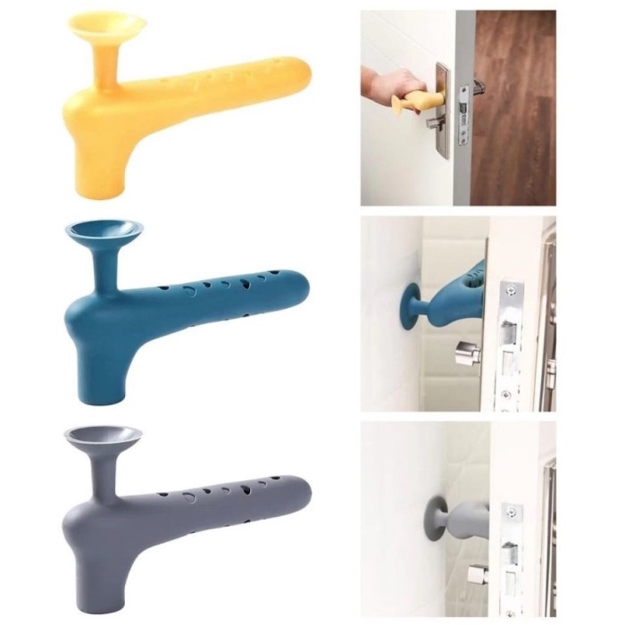 FMFIT SILICONE DOORKNOB PROTECTOR PELINDUNG GAGANG PINTU BAHAN SILIKON ISI 3