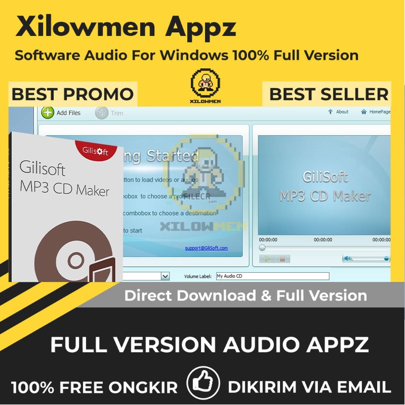 [Full Version] GiliSoft MP3 CD Maker Pro Lifetime Audio Software WIN OS