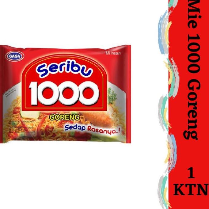 

➧ GAGA 1000 Goreng Spesial 50g (1 dus = 40 pcs) ➱