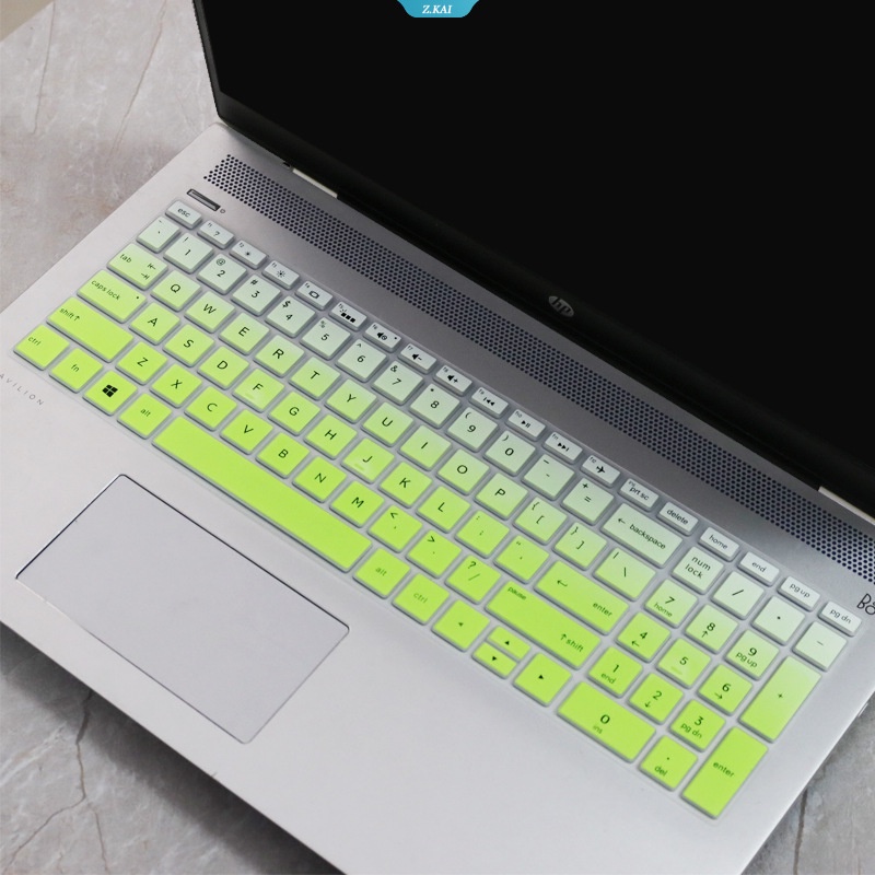 Cover Keyboard Silikon Inggris Cocok Untuk HP 15.6 inch Silikon 15.6 inch Untuk HP Pavilion Series 15-cc707tx 15s-e 15-bw 15g-BS 15g-BS-Bx 15g-bnBf-Cn Film Pelindung Anti Air