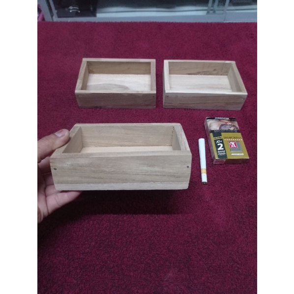 ASBAK KAYU JATI ASLI - ASBAK KAYU MURAH - ASBAK KAYU - ASBAK SAMPAH - ASBAK PRAKTIS