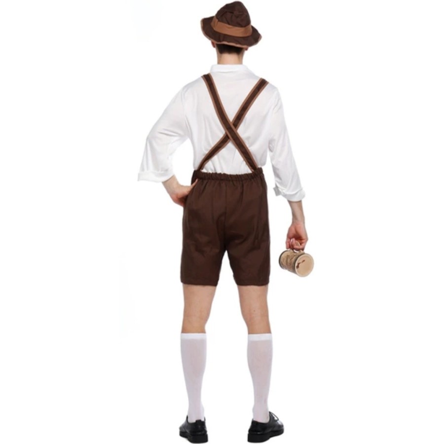 Bavarian Octoberfest Germany Costume Adult Man Halloween Pria