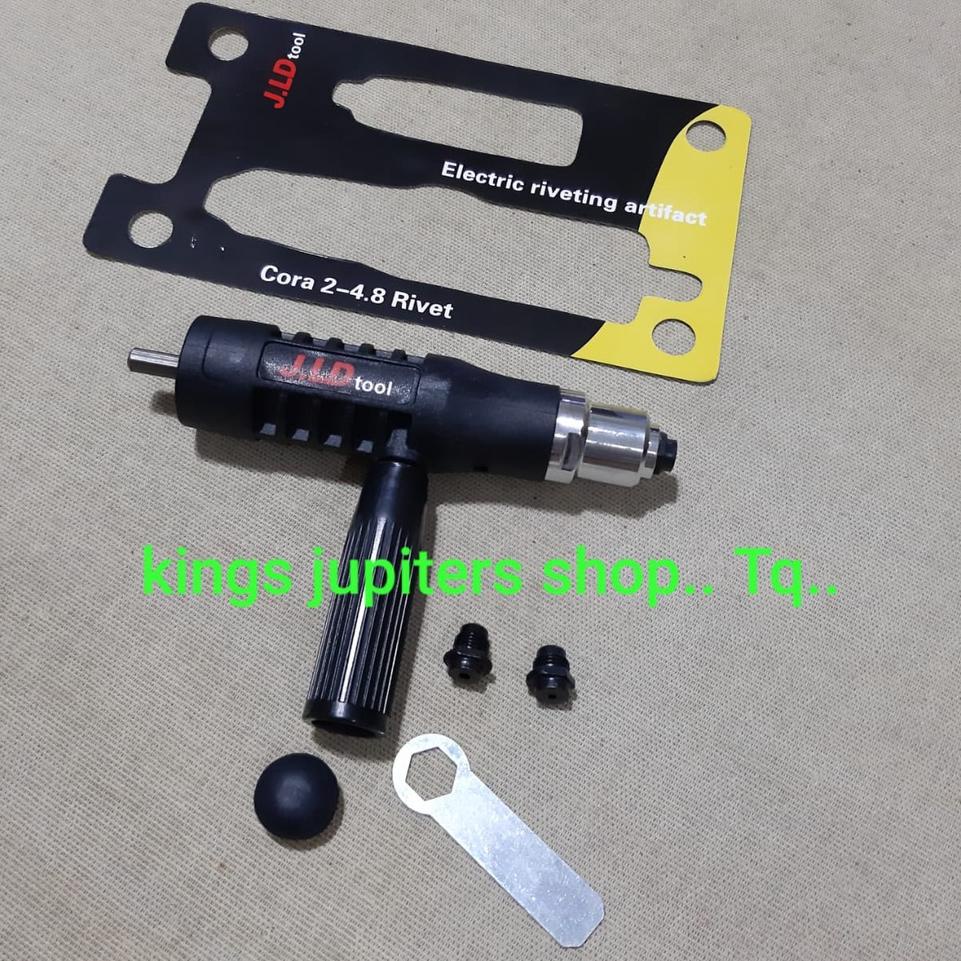 ➹ JLD RIPET BOR TANG RIVET RIFET PAKAI MESIN BOR 10MM 13MM KAPUSI STANG TANG RIPET ✦