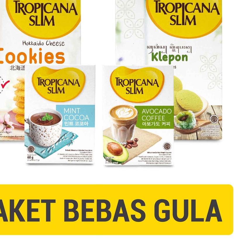 

❃ Paket Snack dan Kopi Tropicana Slim - Snack Bebas Gula ✤